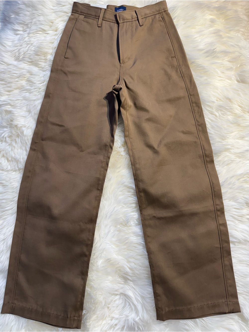 Citizens Of Humanity Brown Straight-Leg Chinos